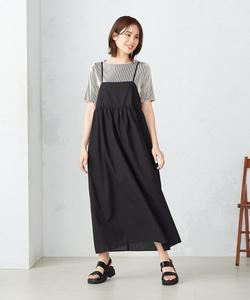 Платье-майка из полиэстера с неоднородной текстурой Comme Ca Ism, цвет Black