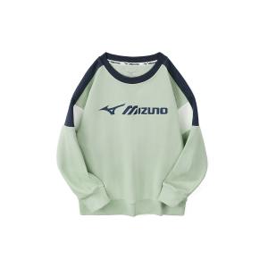 Детский свитшот Mizuno, зеленый