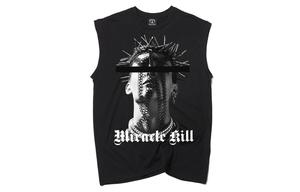 MIRACLE KILL Мужская майка, Черный желтый