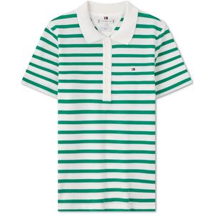 Поло в полоску Tommy Hilfiger, белый
