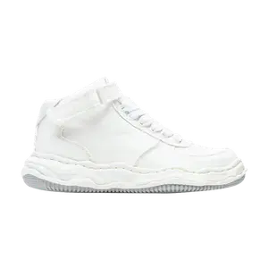 Кроссовки Maison Mihara Yasuhiro Wayne OG Sole Washed Canvas High 'White', белый