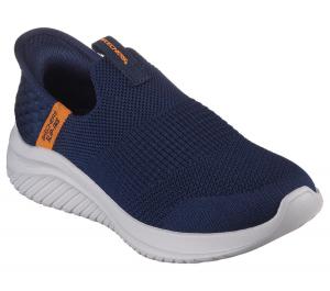 SKECHERS Детские кроссовки ULTRA FLEX 3.0 SMOOTH STEP Slip-On, темно-синие/оранжевые