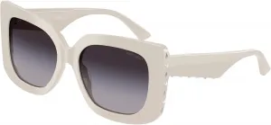 Солнцезащитные очки Jimmy Choo градиентного серого цвета, 50088g - White - Gradient Grey