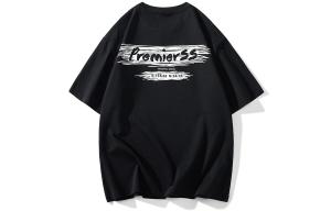 Футболка с принтом P5, бело-синий