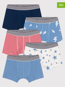 PETIT BATEAU Комплект из 5 штук: Разноцветные боксерские трусы