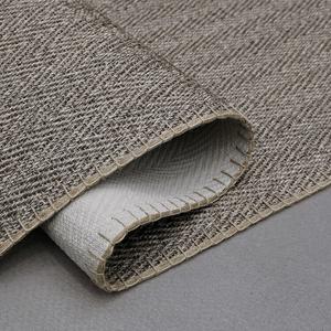 Saipos Ковер 240х320 см из сизаля и джута, скандинавский и японский стиль, для гостиной/спальни, экологичная латексная основа, узор "рыбья кость"