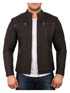 Кожаная куртка Reichstadt, серый