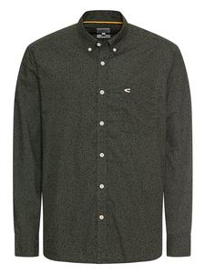 Camel Active Рубашка - стандартный крой - темно-зеленого цвета