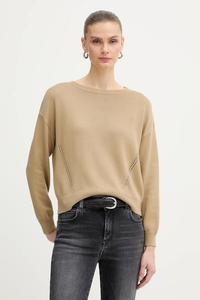 Хлопковый свитер zebu Marella, зеленый