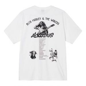 Футболка Stussy x Bob Marley & The Wailers Gear Exodus T-Shirt 'White', белый