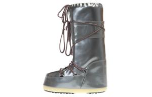 Зимние сапоги унисекс Moon Boot до середины голени, серебристый