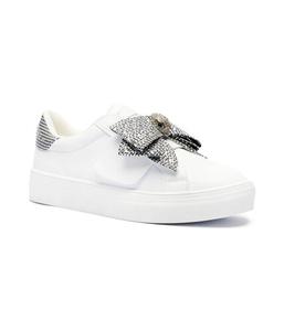 Кеды кожаные Kurt Geiger Mini Laney Bow, белый