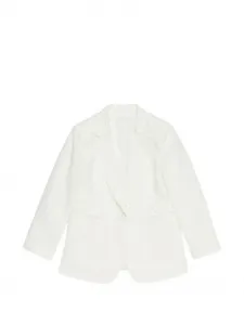 Блейзер в горошек Miss Grant Kids, белый