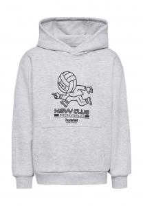 Толстовка Hummel JR LOOSE HEADBALL, Light Grey Melange/Light Grey