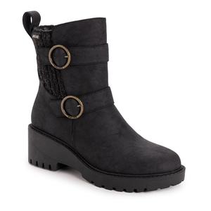 MUK LUKS Женские ботильоны Finley Faith, черный