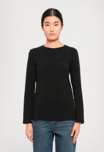 Топ Armani Exchange Long sleeved top, Black