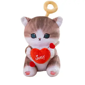 Милые спортивные кошачьи куклы плюшевые куклы высота 25 см OU DI PIG