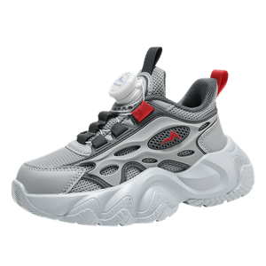 Дышащие, амортизирующие, низкие детские кроссовки для бега TONYBEAR, серый