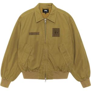 Stussy Летная куртка бомбер, GOLDEN OLIVE