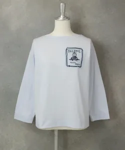 Пуловер из быстросохнущего тюля с вышивкой, устойчивый к ультрафиолетовому излучению Studio Picone, цвет Light Blue(069)