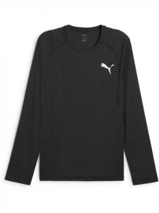 Футболка Cross The Line Longsleeve Tee 3.0 черного цвета Puma