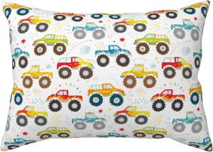 Pevtufa Чехлы на подушки с принтом мультяшных монстр-траков Cartoon Monster Trucks