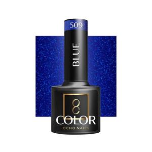 OCHO NAILS Гибридный лак для ногтей синий 509 -5 г Active Shop