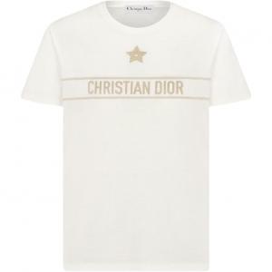 Футболка FW25 Regular женская DIOR, экрю