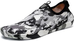 Мужские и женские водонепроницаемые туфли для ходьбы, противоскользящие, быстросохнущие, для пляжа и плавания, для тренировок, фитнеса, спорта, тяжелой атлетики, многофункциональные Generic, черный