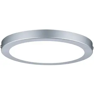 Светодиодная панель Atria круглая 220 мм 14 Вт 2700K 1 шт. Теплый белый Atria круглая 220 мм 14 Вт 2700K матовая Paulmann, Chromfarben