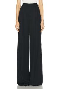 Широкие брюки Saint Laurent, цвет Noir Gris