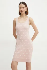 Платье с добавлением шерсти SARAH Guess, розовый