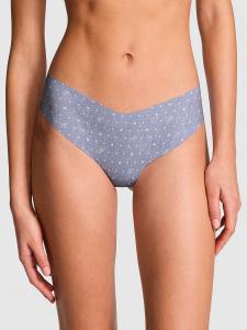 Трусики-Стринги No-Show Pink, smooth blue dancer p script dot print