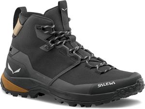 Мужские ботинки Salewa Puez 2 Mid Powertex - водонепроницаемые для походов и треккинга, черный
