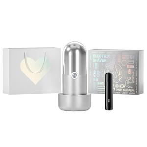 Бритва X5 Swivel Type с одной головкой из нержавеющей стали, для мытья всего тела, компактная и портативная Fun, серебро