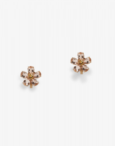 Весенние серьги из красного золота 18 карат с морганитами и цитринами Dolce & Gabbana, золото