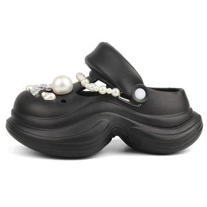 N6N8 Клоги женские черные, цвет Black