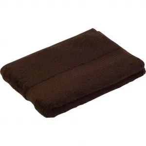 Полотенце для ванной New York, современные однотонные цвета, структурированная кайма, 100% хлопок, в 2 размерах Gözze, мокко