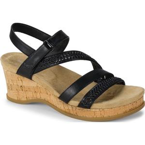 Сандалии на танкетке Ciara Baretraps, black