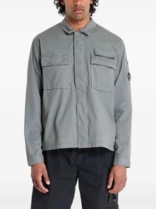 C.P. Company габардиновая куртка-рубашка, серый