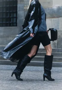 Сапоги на высоком каблуке Sacha, Black