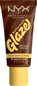 Тональный крем NYX PROFESSIONAL MAKEUP Foundation Buttermelt Glaze mit LSF 30, 09 Hazelnut Butta, 30 ml