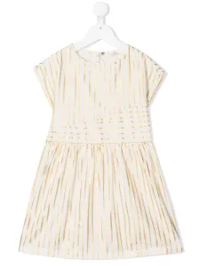 Платье миди в полоску Andorine, белый