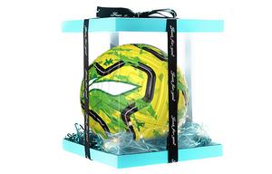 LINING Размер 5 футбольный мяч TPU бесшовный термосварной унисекс желто-зеленый