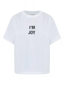 Футболка с графическим принтом VICTORIA BECKHAM, белый