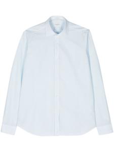 Поплиновая рубашка Tintoria Mattei, синий