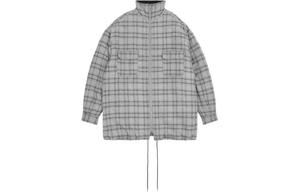 Стеганая куртка женская серая Mm6 Maison Margiela