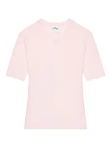 Футболка из шерсти мериноса Courrèges, розовый