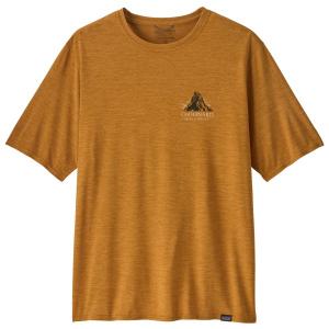 Футболка с принтом Cap cool, повседневная, на земле - функциональная рубашка Patagonia, Chouinard Crest: Talon Gold X-Dye