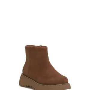 Lucky Brand Chameli Ботинки женские коричневые замшевые с круглым носком